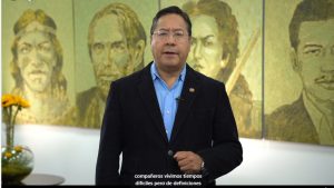 Lee más sobre el artículo Arce en un mensaje al Congreso del MAS: «Vamos a ganar y estaré donde decidan que debo estar»