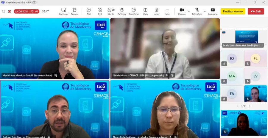 Con más de 250 participantes inicia la Nueva Edición: del Programa Internacional de Periodismo Digital, 4ta versión