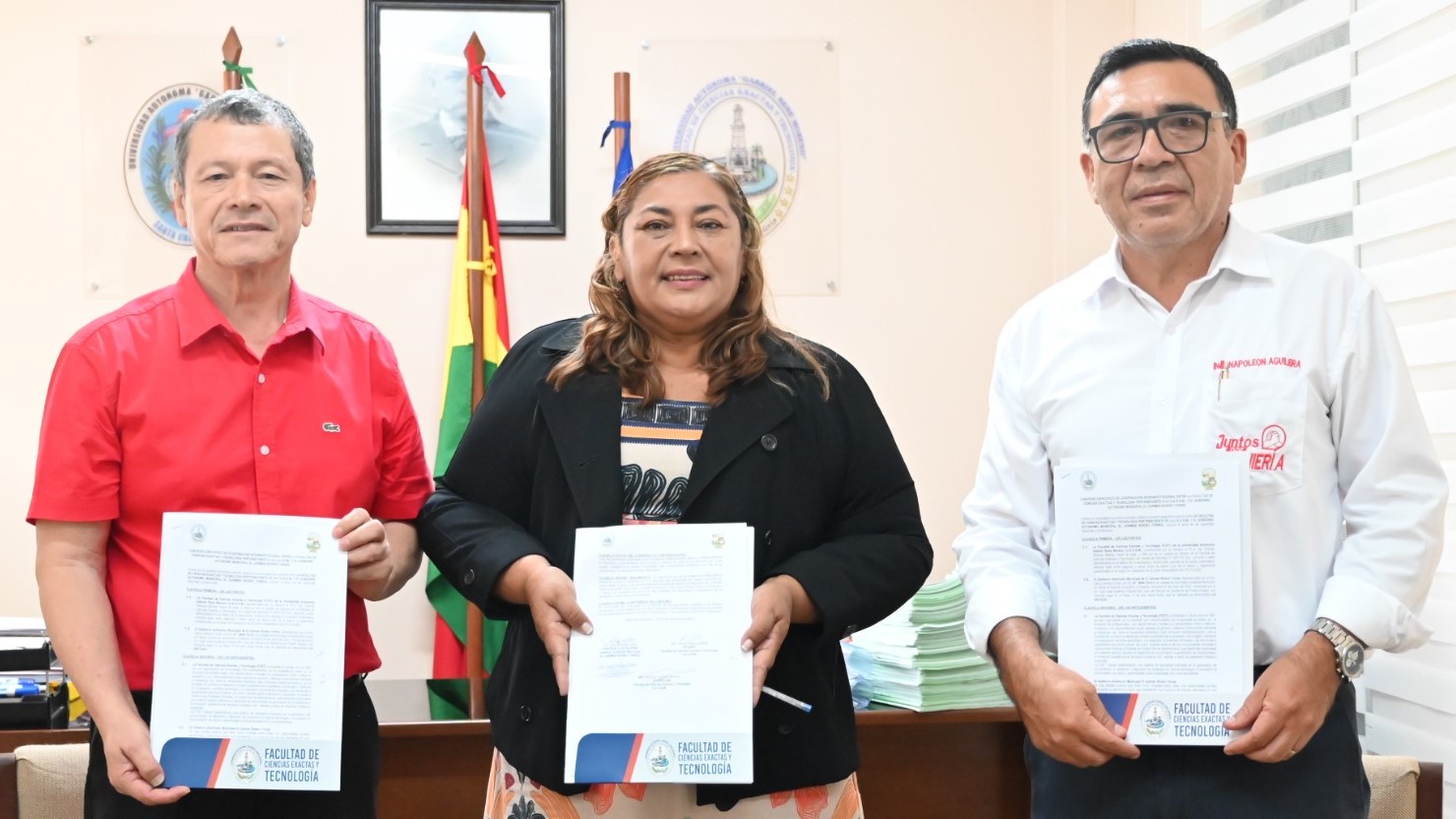 En este momento estás viendo UAGRM y Gobierno Municipal El Carmen Rivero Tórrez Firman Importante Convenio Interinstitucional