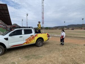 Lee más sobre el artículo Unidad Urbana de Bomberos y Rescates, Brindan Asistencia Médica en Juegos Estudiantiles de San José