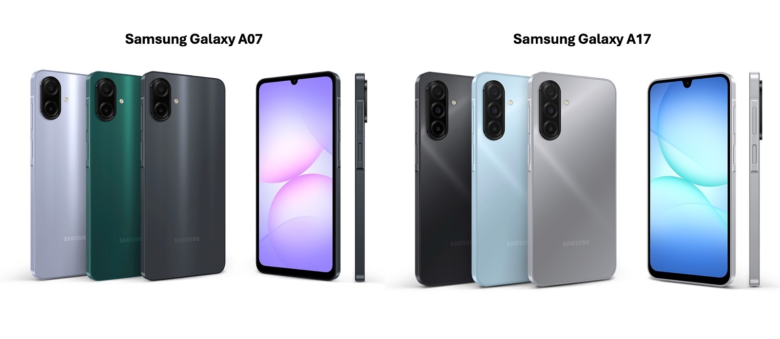 Lee más sobre el artículo Samsung Galaxy A07 y A17 llegan a Bolivia con rendimiento optimizado, cámara avanzada y hasta 6 años de actualizaciones