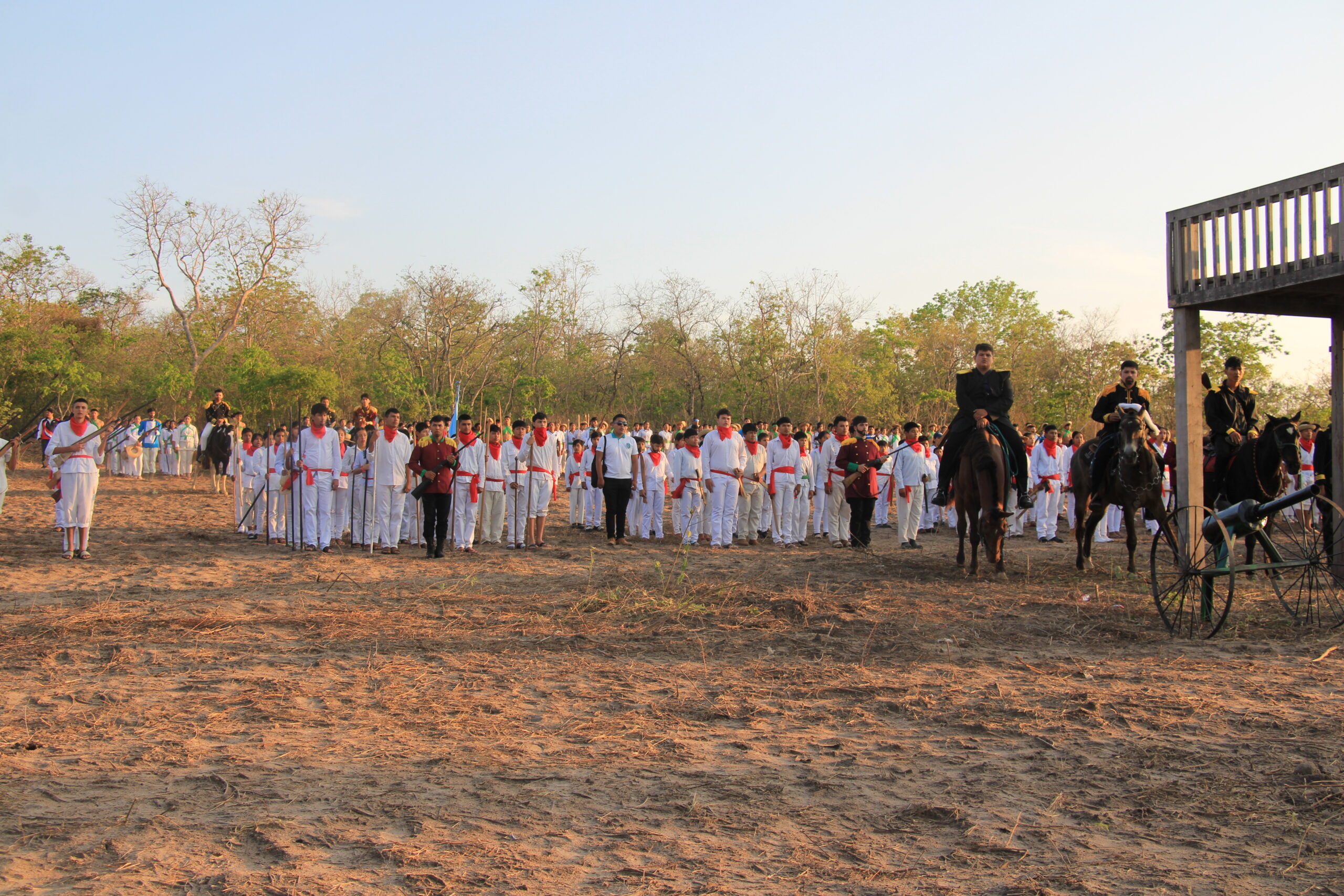 Lee más sobre el artículo San Rafael de Velasco revive la gloria de la Batalla de Santa Bárbara en su 210 aniversario con una recreación épica