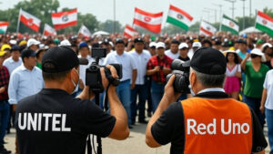 Lee más sobre el artículo PDC Impide Acceso de Unitel y Red Uno al Cierre de Campaña en el Cambódromo de Santa Cruz, en Medio de Tensiones Políticas