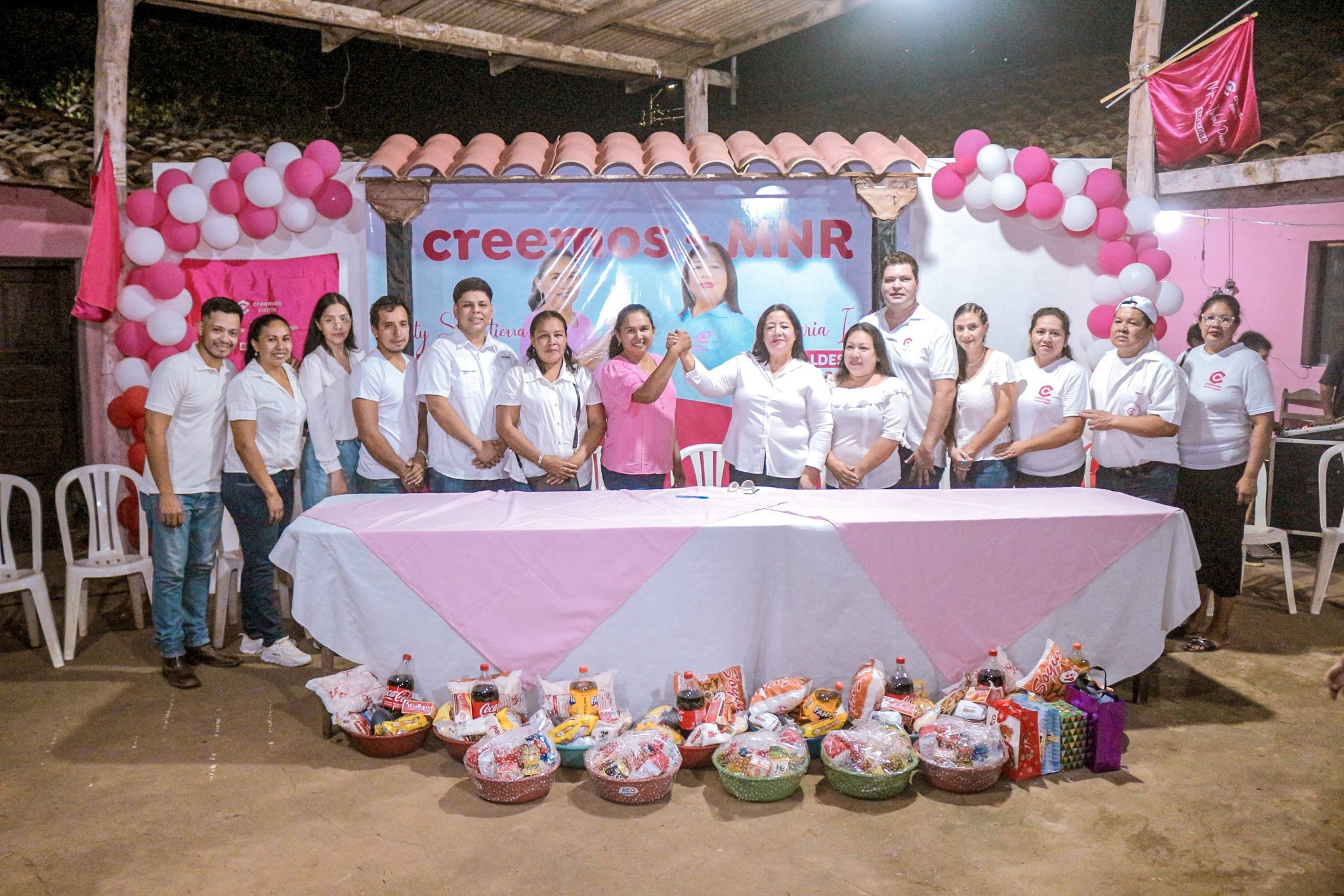 Lee más sobre el artículo Alianza MNR-CREEMOS Inaugura «Casa de Campaña Rosada» en San José