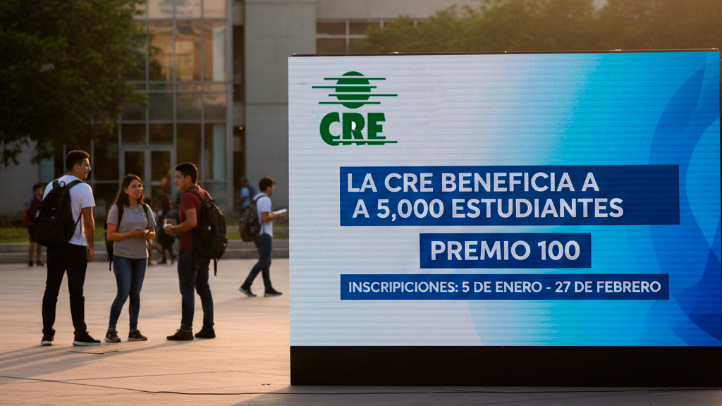 Lee más sobre el artículo CRE abre inscripciones para el Premio “100 a la excelencia” que beneficiará a 5.000 estudiantes destacados