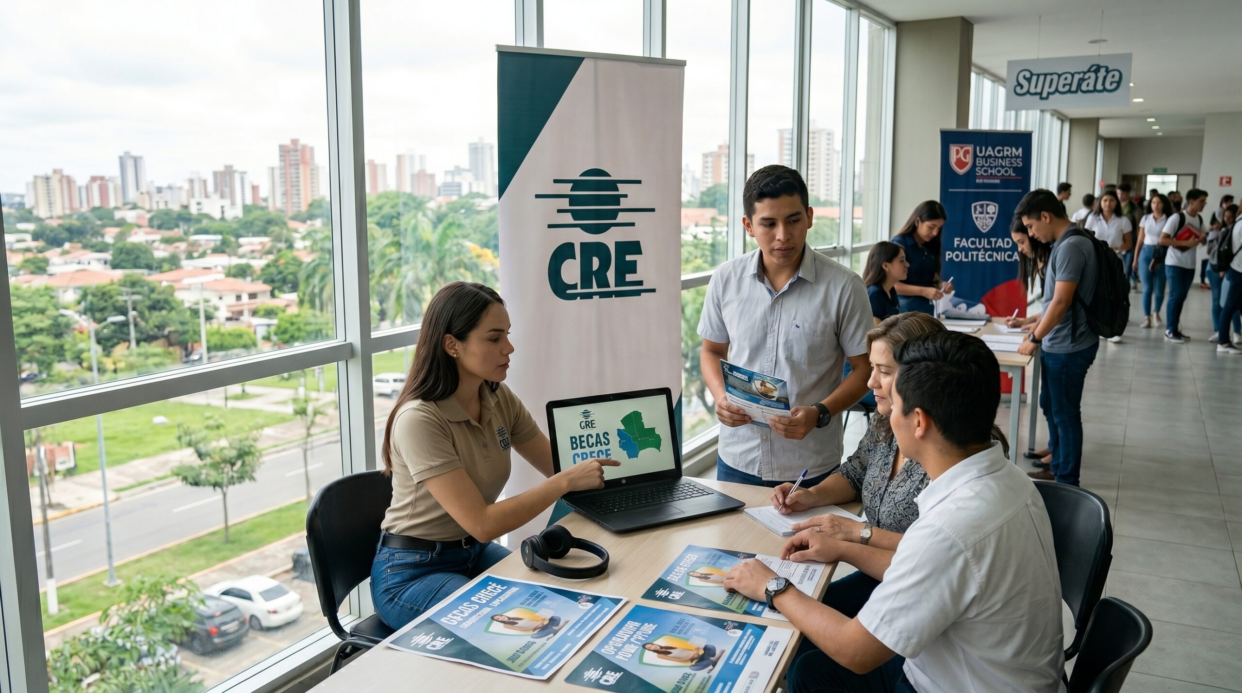 Lee más sobre el artículo ¡El futuro se enciende! CRE lanza 300 becas para transformar el talento cruceño en liderazgo global