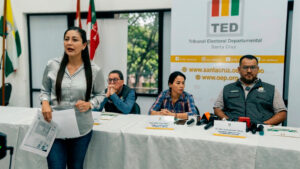 Lee más sobre el artículo Tensión en el TED Santa Cruz: Candidata de «Libre» denuncia fraude y encara a vocales por curul de Chiquitos