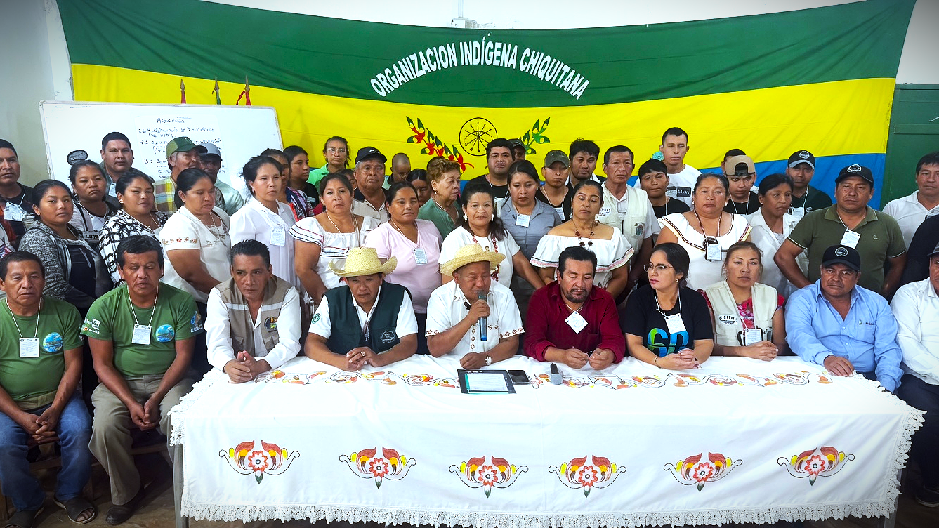 Lee más sobre el artículo Nación Indígena Chiquitana se declara en estado de emergencia y rechaza la Ley 157 por amenazas a su territorio ancestral