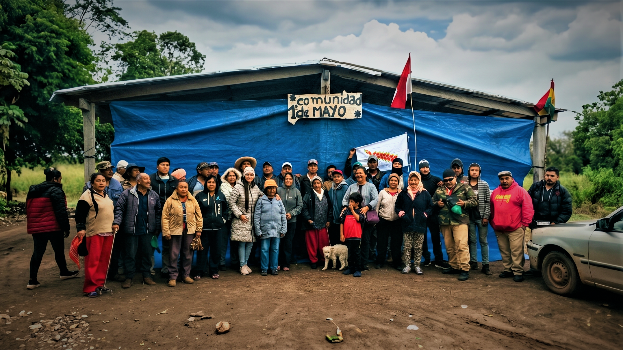 Lee más sobre el artículo Comunarios de 1ro. de mayo y Autoridades de San José, se movilizan en defensa de tierras sobrepuestas