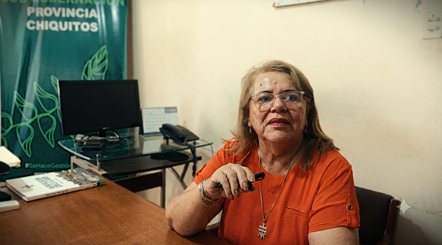 Hermelina Conde asume como la primer mujer Subgobernadora de la Provincia Chiquitos
