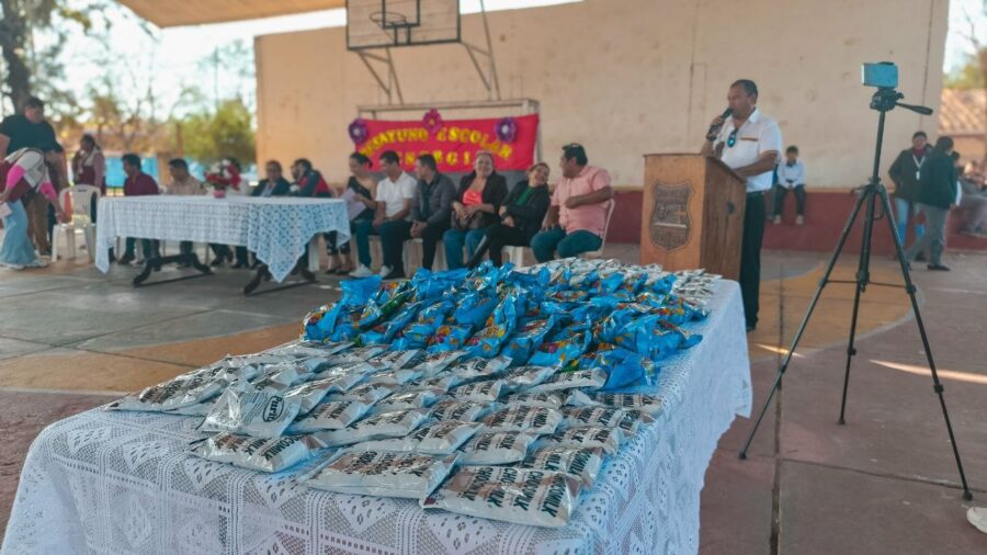 San José de Chiquitos inaugura la entrega del Desayuno Escolar asegurando presupuesto hasta fin de año