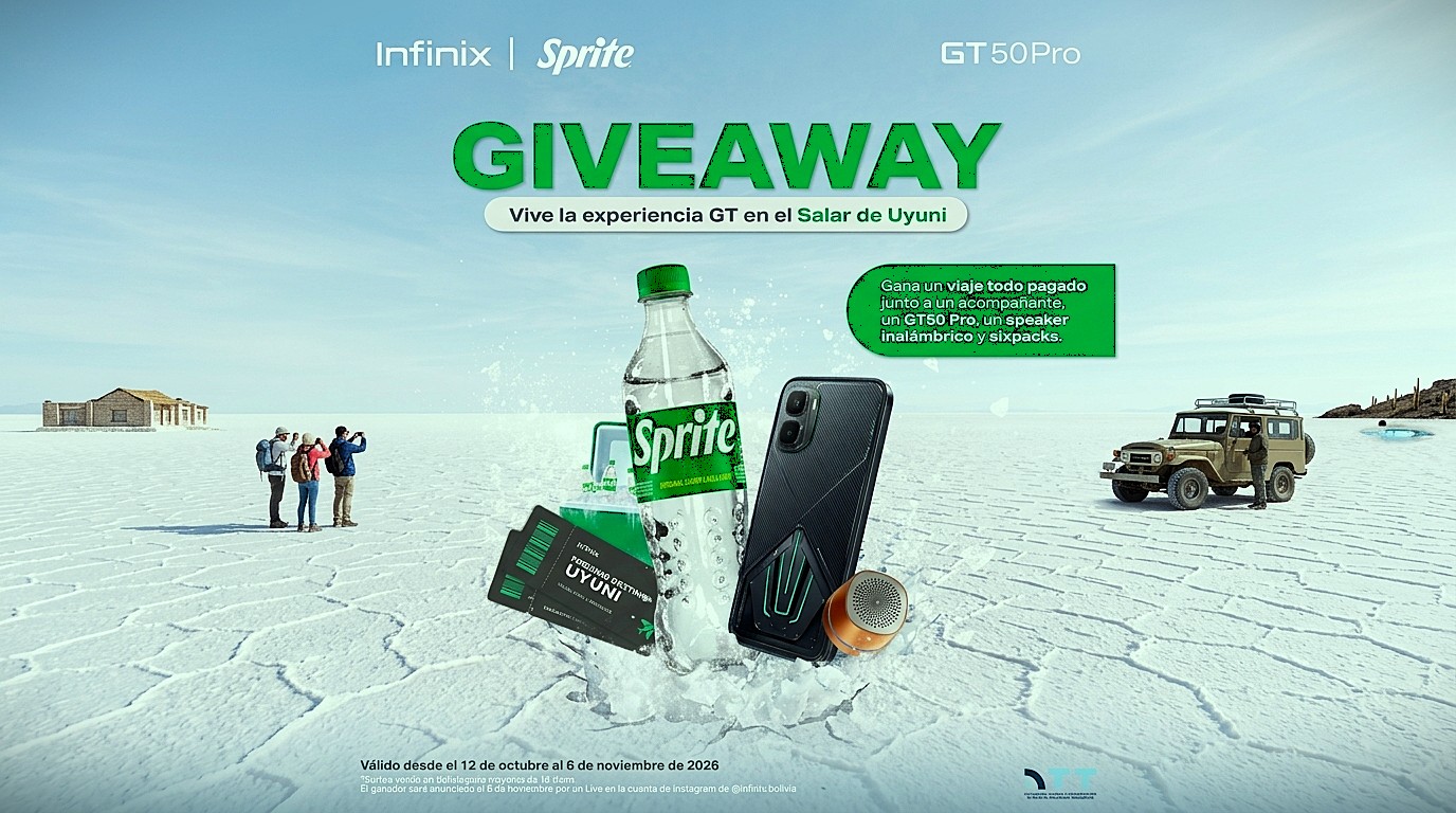 En este momento estás viendo Doblemente refrescante: INFINIX y Sprite te llevan al Salar de Uyuni con el GT 50 PRO.